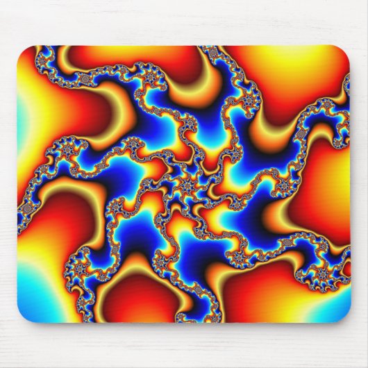 Brittle - Fractal Mousepad Muismat (Voorkant)