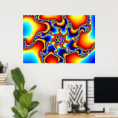 Brittle - Fractal Poster (Thuiskantoor)