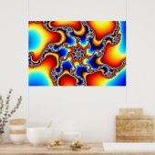 Brittle - Fractal Poster (Keuken)