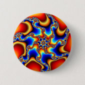 Brittle - Fractal Ronde Button 5,7 Cm (Voorkant)