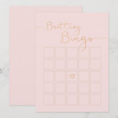 Brittney Bingo Kaart (Voorkant / Achterkant)