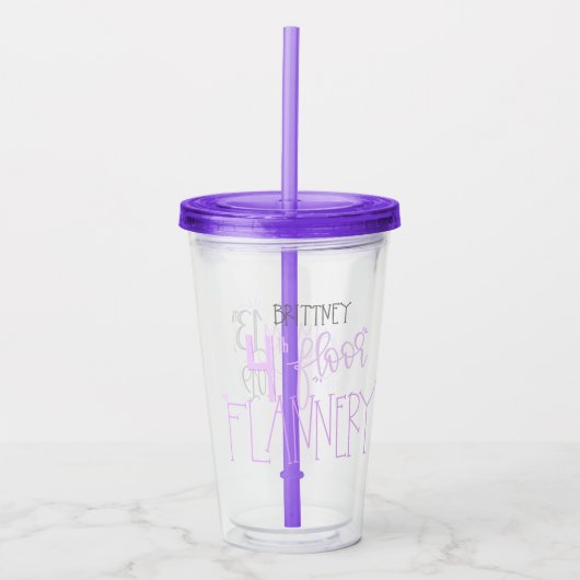 Brittney Bridesmaid Tumbler Acryl Drinkbeker (Voorkant)