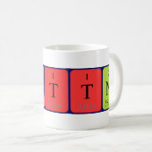 Brittni periodieke lijstnaam mok (Voorkant rechts)