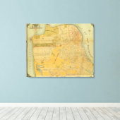 Britton and Rey's Guide map Canvas Afdruk (Insitu (Houten vloer))