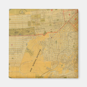 Britton and Rey's Guide map Magneet