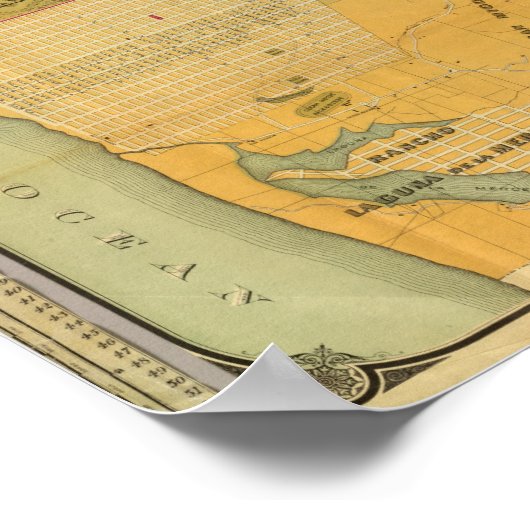 Britton and Rey's Guide map Poster (Hoek)