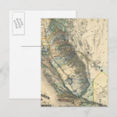 Britton and Rey's Map of California Briefkaart (Voorkant / Achterkant)