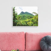Britton en el-yunque landschap canvas afdruk (Insitu (Woonkamer))