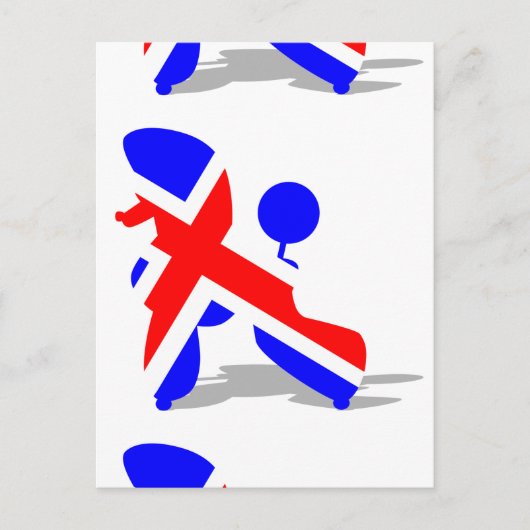 Brittse poedel briefkaart (Voorkant)