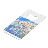 Brixham Creditkaart Flessenopener (Achterkant Gekanteld)