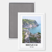 Brixham, Devon, Engeland Magneet (Voorkant / Achterkant)