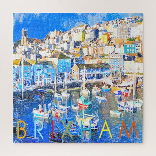 Brixham Devon UK Legpuzzel (Verticaal)