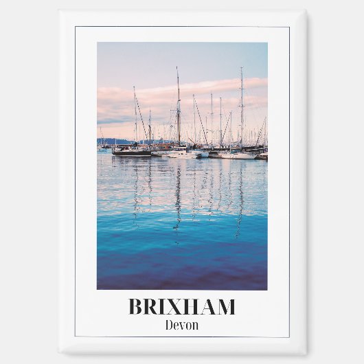 Brixham, Engelse Riviera, Devon, Cornwall Magneet (Voorkant)