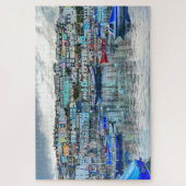 Brixham Harbor Swans: Devon Coast 1000pc Puzzle Legpuzzel (Verticaal)