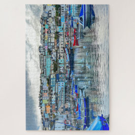 Brixham Harbor Swans: Devon Coast 1000pc Puzzle Legpuzzel