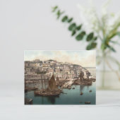 Brixham Harbour, Devon, Engeland c.1895 Briefkaart (Staand voorkant)