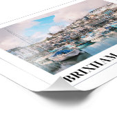 Brixham Harbour, Engelse Riviera, Devon Foto Afdruk (Hoek)