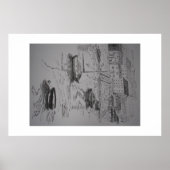 Brixham Harbour Painting Poster (Voorkant)