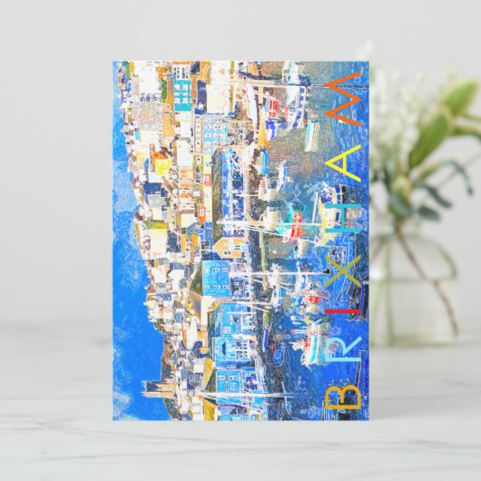 Brixham Kaart (Staand voorkant)