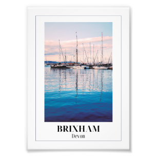 Brixham Marina, Engelse Riviera, Devon Foto Afdruk