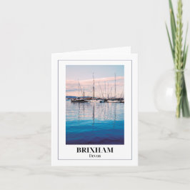Brixham Marina, Engelse Riviera, Devon Kaart