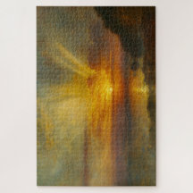 Brixham Sunrise Turner stijl kust puzzel