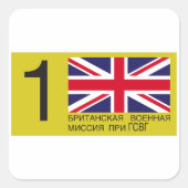 BRIXMIS-LICENTIE VIERKANTE STICKER (Voorkant)