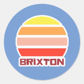 Brixton London  Sunset Sticker (Voorkant)