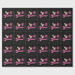 BRJ Roze Kano Logo Inpakpapier