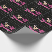 BRJ Roze Kano Logo Inpakpapier (Hoek)