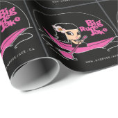 BRJ Roze Kano Logo Inpakpapier (Rol Hoek)