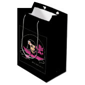 BRJ Roze Kano Logo Medium Gift Bag Medium Cadeauzakje (Voorkant Gekanteld)