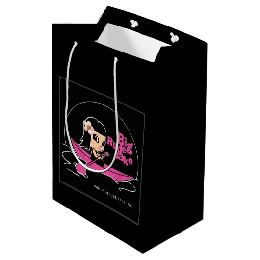 BRJ Roze Kano Logo Midden Cadeautas (Achterkant Gekanteld)