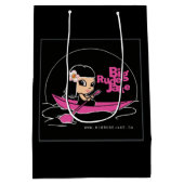 BRJ Roze Kano Logo Midden Geschenk Zak Medium Cadeauzakje (Achterkant)