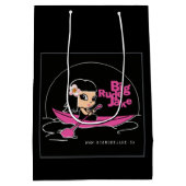 BRJ Roze Kano Logo Midden Geschenkentas Medium Cadeauzakje (Achterkant)