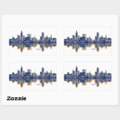 Brno Skyline Rechthoekige Sticker (Vel)