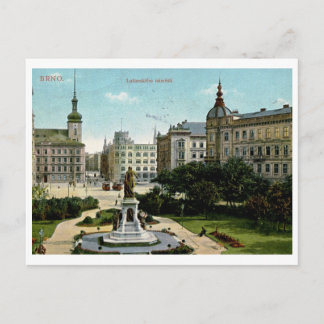 Brno, Tsjechië 1913 Vintage Briefkaart
