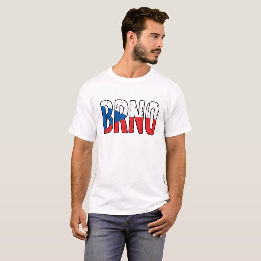 Brno Tsjechië T-shirt (Voorkant volledig)