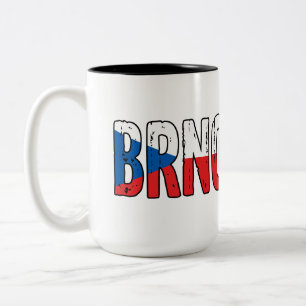 Brno Tsjechië Tweekleurige Koffiemok