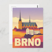 Brno-vintage Briefkaart (Voorkant / Achterkant)