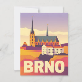 Brno-vintage Briefkaart