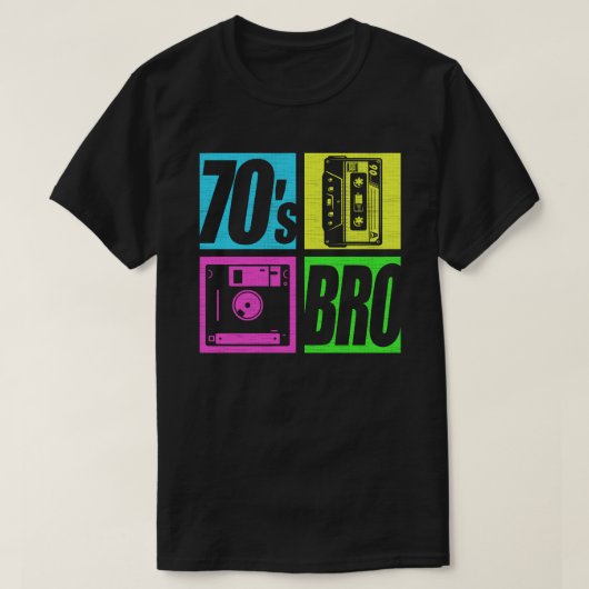 Bro 1970s Mode 70 Thema Party S70 T-shirt (Design voorkant)