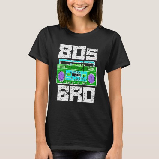 Bro 1980: 80s Broeder Cassette Pla T-shirt (Voorkant)