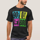 Bro 1990 Mode 90 Thema Party Nineties T-shirt (Voorkant)