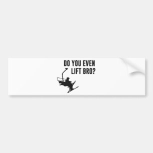Bro, ben je zelfs aan het lachen? bumpersticker