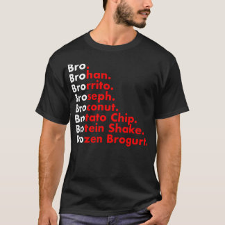 Bro Brocabulaire Grappige Fitness Gym Workout T-shirt