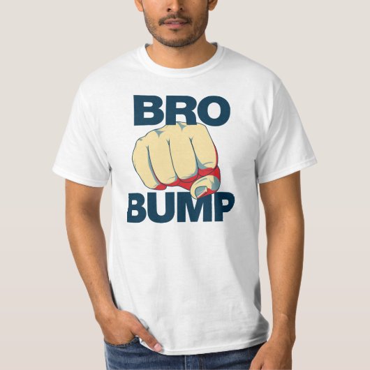 Bro Bump Funny mannen T-shirt (Voorkant)