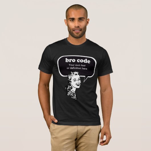 BRO-CODE T-SHIRT (Voorkant volledig)