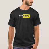 Bro code T-shirt voor alle broz (Voorkant)