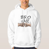 🤜🤛 “BRO CODE” Tee Hoodie (Voorkant)